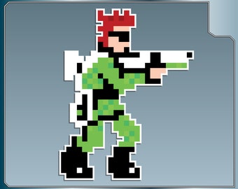 LADD SPENCER Sprite vinyl decal from Bionic Commando Car Window Laptop Decal