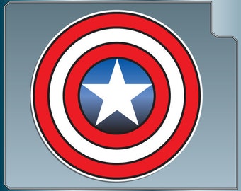 CAPTAIN AMERICA's Shield Icon Logo vinyl decal sticker