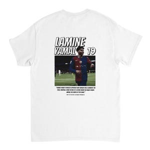 Lamine Yamal FC Barcelona White T-Shirt