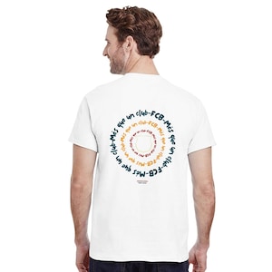 FC Barcelona &quot;Més Que Un Club&quot; White Cotton T-Shirt