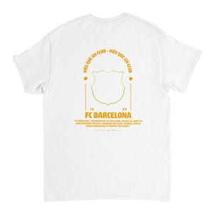 FC Barcelona White T-Shirt - Fan Gear