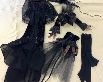 BJD clothing premium designer collector edition “Raven Tales” comes with mini book and certificate of authenticity
