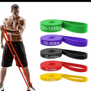 Resistance Bands Set: Home Workout, Yoga, Strength Training