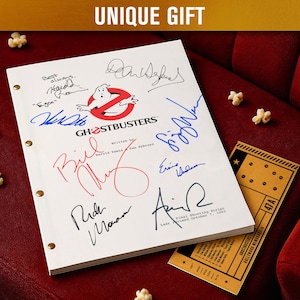 GHOSTBUSTERS (1984) Signed Movie Screenplay / Film Script | Autograph Preprints | Film Memorabilia | Limited Edition | Unique Gift