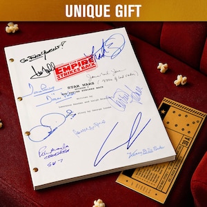 STAR WARS V – The Empire Strikes Back (1980) Signed Movie Screenplay / Film Script | Autograph Preprints | Film Memorabilia | Gift Idea