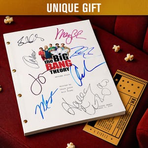 The Big Bang Theory / PILOT (2007) Signed Screenplay / Script | Autograph Preprints | Film & TV Memorabilia | Limited Edition | Unique Gift
