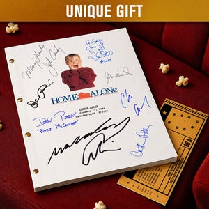 HOME ALONE (1990) Signed Movie Screenplay / Film Script | Autograph Preprints | Film Memorabilia | Limited Edition | Unique Gift