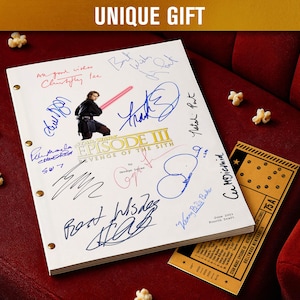 STAR WARS III – Revenge of the Sith (2005) Signed Episode Screenplay / Script | Autograph Preprints | Film Memorabilia | Unique Gift Idea