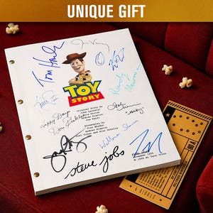 TOY STORY (1995) Signed Movie Screenplay / Film Script | Autograph Preprints | Film Memorabilia | Limited Edition | Unique Gift Idea