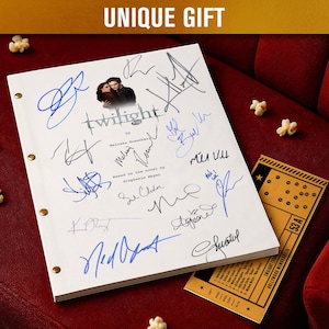 TWILIGHT (2008) Signed Movie Screenplay / Film Script | Autograph Preprints | Film Memorabilia | Limited Edition | Unique Gift Idea