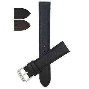 Bandini Double Extra Long (XXL) Watch Strap, Leather, Padded, Buffalo Pattern - 12mm 14mm, 16mm, 18mm, 20mm