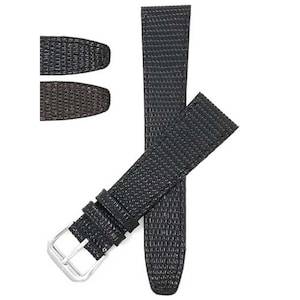 Bandini Slim Leather Watch Strap, Lizard Pattern for Women and Men - 8mm 10mm 12mm 14mm 16mm 18mm 20mm