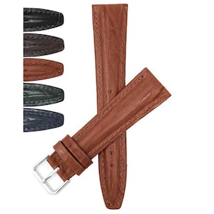 Bandini Leather Band. Semi Glossy, Standard or Extra Long (XL) - 12mm 14mm, 16mm, 18mm, 20mm