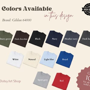 Color options for funny capybara t-shirt “Zero Drama, Just Chillin”, unisex cotton tee for adults, playful animal lover gift