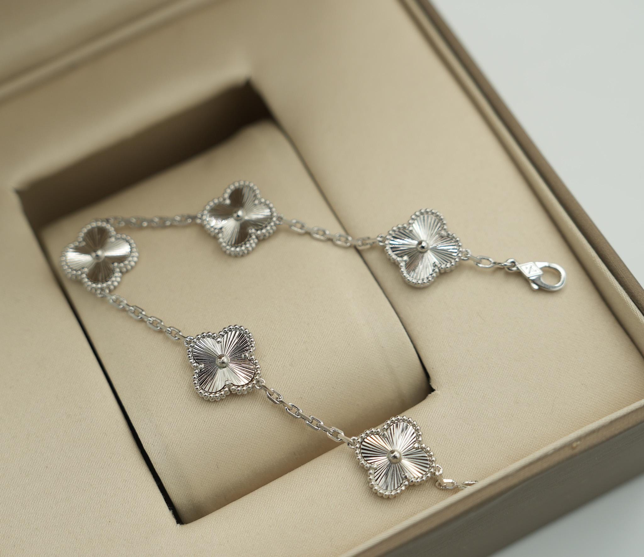 Bracelet Vintage En Argent Sterling 925 - 18 Cm, 6,7 G - HMK - Occasion