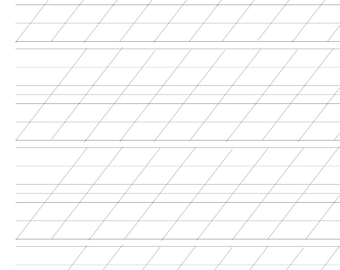 Kupferstich-Kalligraphie-Übungsbogen: Anleitung für Anfänger (PDF- und PNG-Dateien)