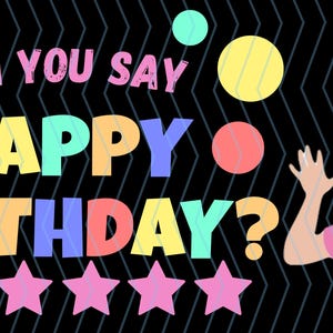 Ms. Rachel Birthday Banner PNG - Instant Download!