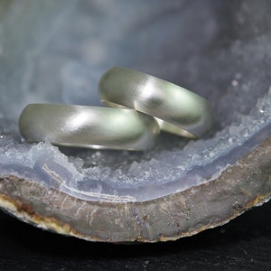 Brushed Sterling Silver Band, 6mm Wide Band, Simple Wedding Band, Unisex Band, Minimalist Stacking Ring, Ready to Ship 5-10