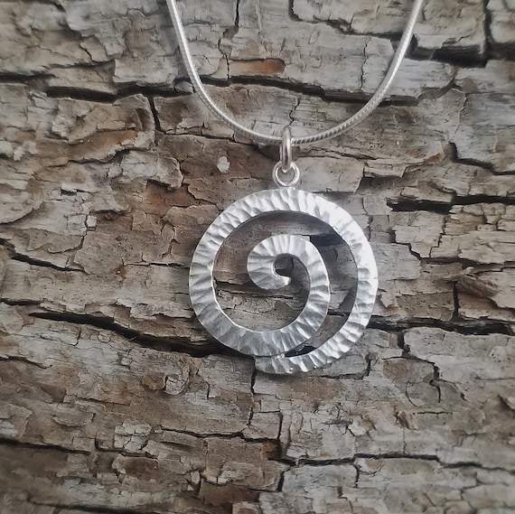 Sterling Silver Swirl Pendant