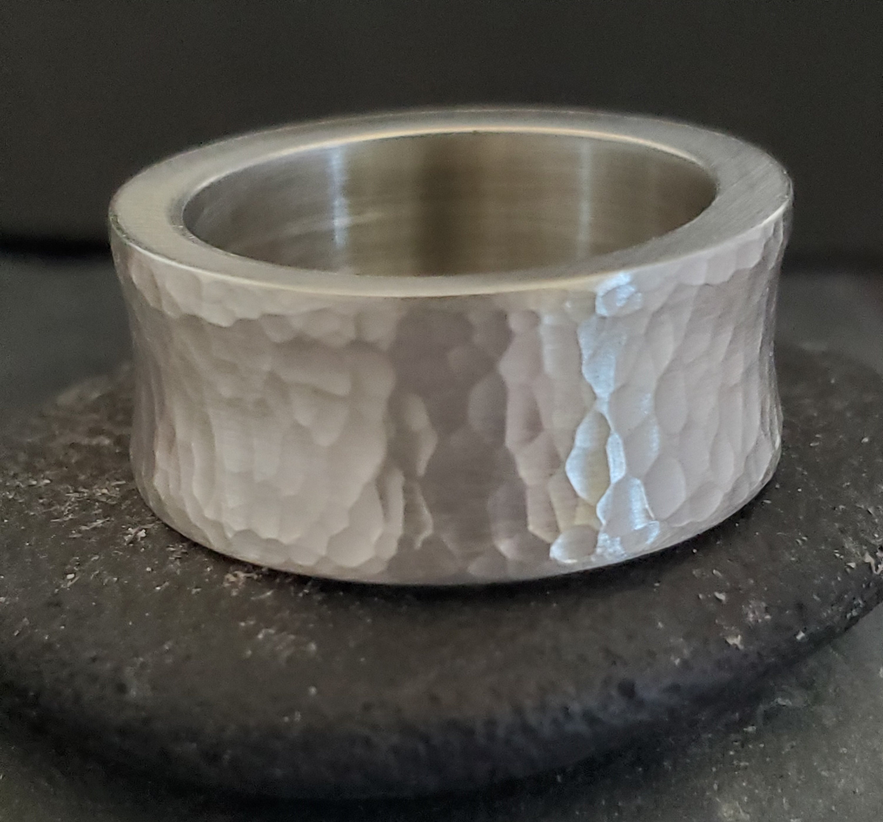 Sterling Silver Super Concave Wedding Band Silver Ring Heavy Weight ...