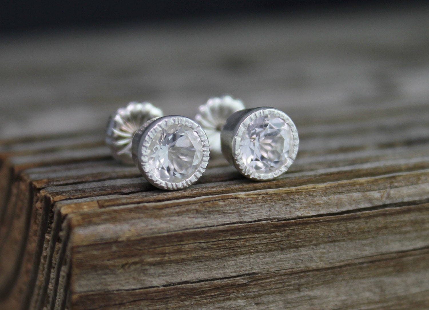 Sterling Silver Disc Earrings, Textured Studs, Circle Earrings, Recycled  Silver, Big Silver Disc Studs, Ready to Ship Earrings, Theresa Pytell