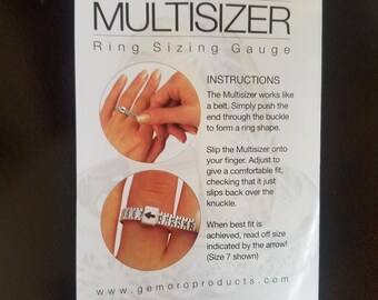 Ring sizers Multi sizer finger gauge ring size measure tool belt sizer