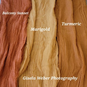 Marigold Cheesecloth Table Runner, Burnt Orange Wedding Table Centerpiece, Terracotta Gauze Bridal Shower Decor, Fall Color Cheesecloth