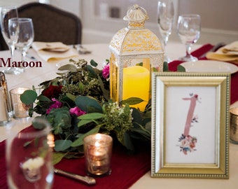 Burgundy Cheesecloth Table Runner Wine Gauze Rustic Table Centerpiece Grade 60 Wedding Decor