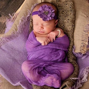 Newborn Baby Cheesecloth Wraps Photo Prop in Many Colors for Boys and Girls image 9