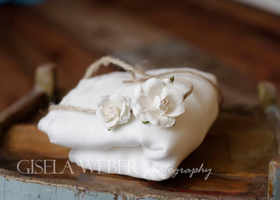 white baby wrap