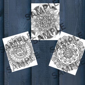Mandala Coloring Pages: Art Therapy for Adults - Mindfulness Patterns (PDF Download)