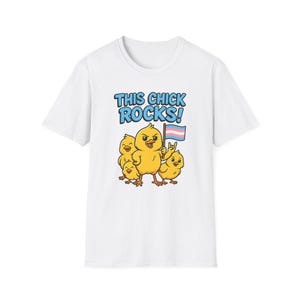 Dieses Küken ROCKT! Trans Pride Chick Shirt, Transgender Pride, Trans Beauty, Trans und stolzes Trans Pride Tshirt