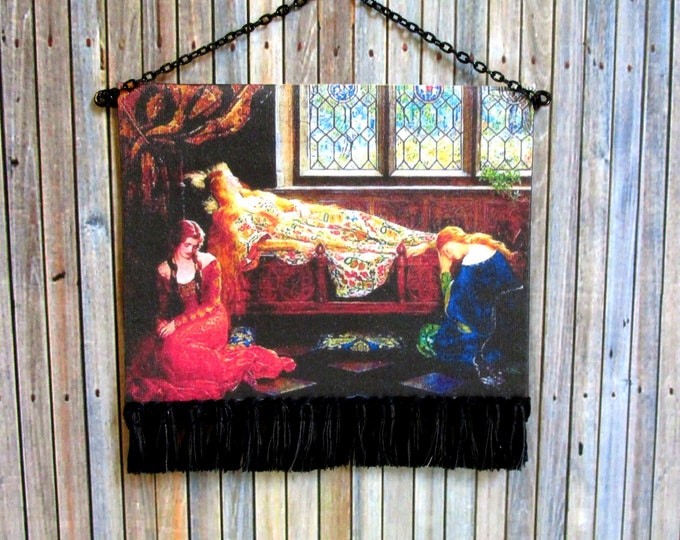 Sleeping Beauty Tapestry Dollhouse Miniature 1/12 Scale Size Etsy