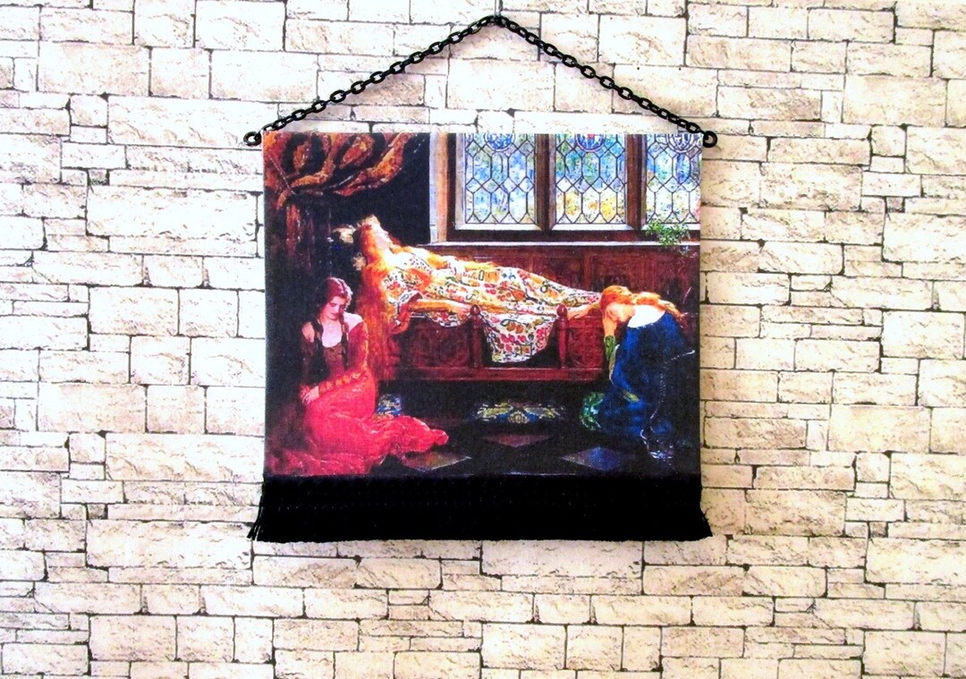 Sleeping Beauty Tapestry Dollhouse Miniature 1/12 Scale Size Etsy