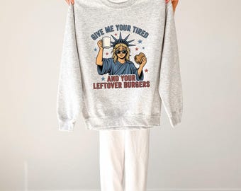 Statue Burger Shirt Sweatshirt Mug Canvas Tote Bag America Comedy Gift Women Comic Cartoon Humor Graphic Old School Sunglasses