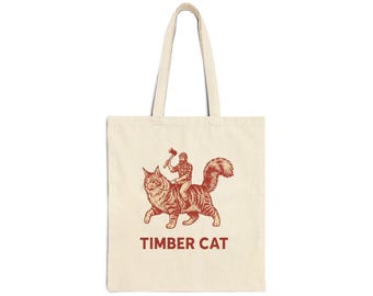 Woods Cat Shirt Sweatshirt Mug Tote Bag Canvas Wall Art Camping Cat Gift Wildcat Outdoor Hiking Vintage Forest Decor