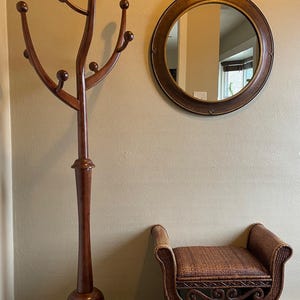 Perchero de madera hecho a mano - Perchero de madera - Perchero moderno - Perchero antiguo - Perchero para sombreros - Toallero - Perchero - Perchero