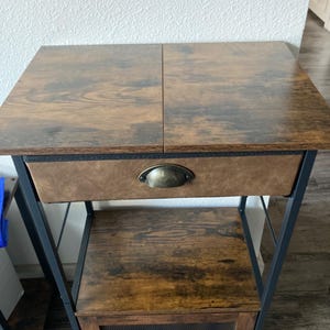 Mesa de centro de madeira feita à mão - Mesa de centro moderna - Mesa de centro de madeira - Organizador de café - Presente para mãe - Mesa de centro antiga