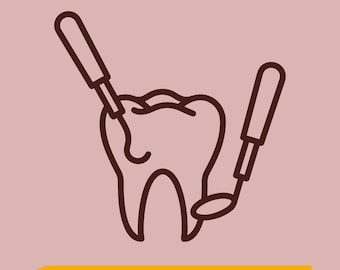 Dental Tools & Tooth Line Art | Dentist (svg, png, jpeg, ai, eps)
