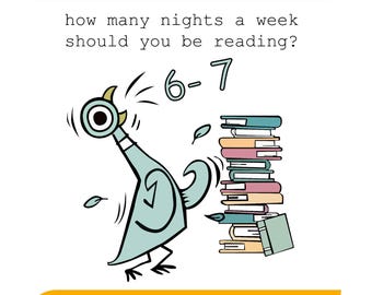 ¿Cuántas noches a la semana deberías leer? 6-7 PNG, Sudadera con libros infantiles de paloma, elefante y cerdito png, Camiseta de manga larga para profesor Six Seven 67.