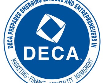 Logotipo de Deca SVG PNG para corte y sublimación. Descarga instantánea de archivos digitales. Logotipo de los Clubes de Educación Distributiva de América.