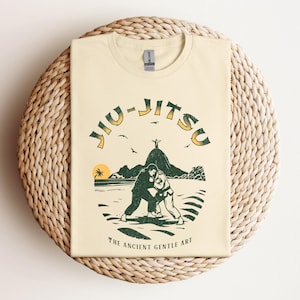 T-shirt de jiu-jitsu, chemise de fan de combattant de jiu-jitsu brésilien, cadeau t-shirt arts martiaux, haut de combat MMA pour homme graphique, t-shirt BJJ grappling, protège-ceinture