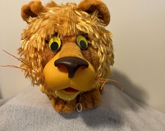 1962 Larry Der Löwe Tier Yacker Plüschtier, Mattel