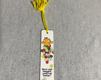 Vintage 1978 Garfield Cat Comic Tassel Bookmarks (Choose Your Own)