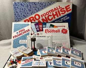 Vintage 1987 Pro Franchise Football Brettspiel
