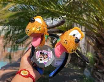 Pluto Bling Rhinestone Custom Build your own Headband Plush