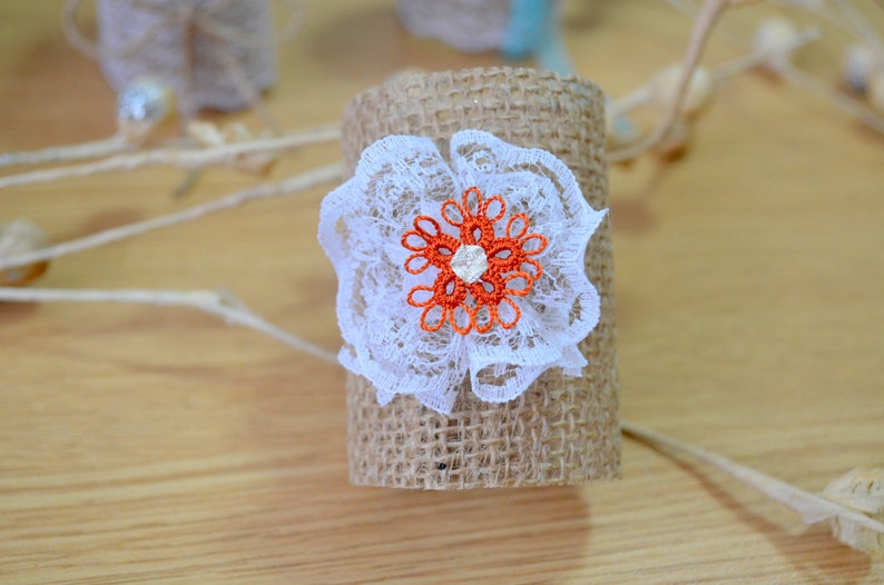 Jute Napkin Holders Burlap Natural Napkin Rings Wedding Etsy