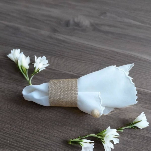 Wedding Napkin Rings Etsy