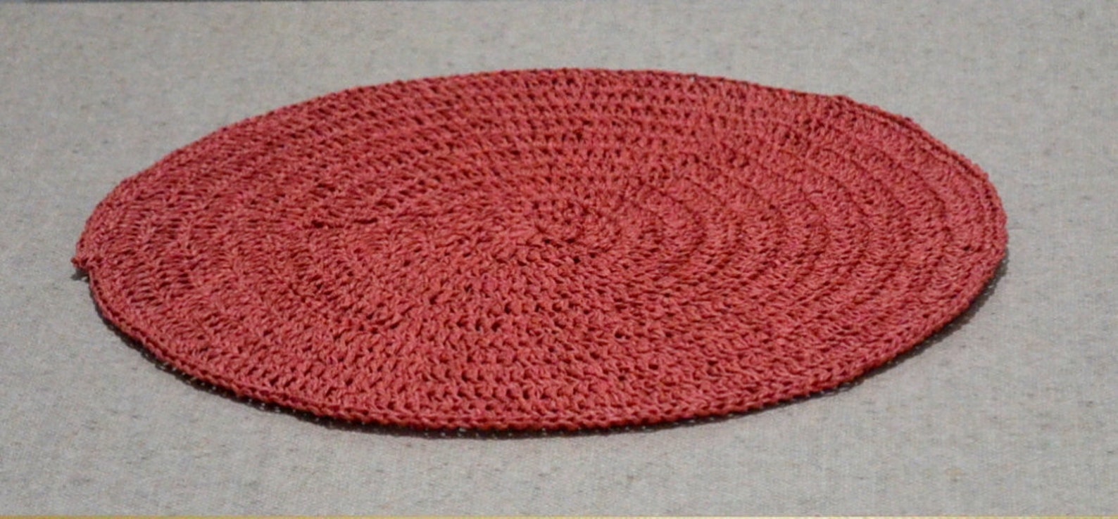 Rustic Placemats 13 Circle Placemat Vintage Burgundy Etsy