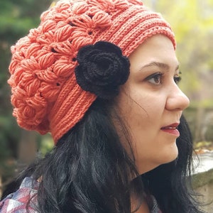 Stay Warm in Style with Handmade Winter Hats for Women - Trendy Beanies, Crochet Chunky Knit Hats, Cable Knit Beanies, Winter Accessories image 4